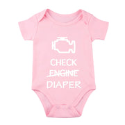 Check Engine Diaper Baby Bodysuit 6M Frugal Finds Galore