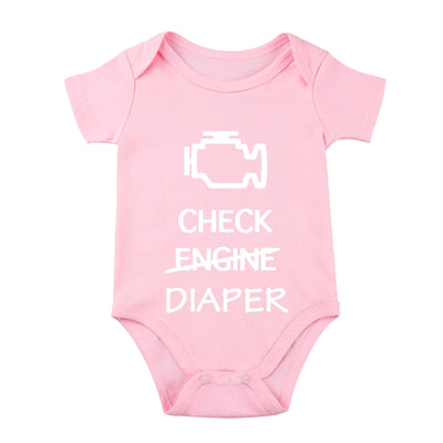 Check Engine Diaper Baby Bodysuit 6M Frugal Finds Galore