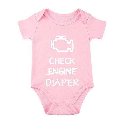 Check Engine Diaper Baby Bodysuit 6M Frugal Finds Galore