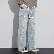 Retro Graffiti Distressed Jeans Frugal Finds Galore