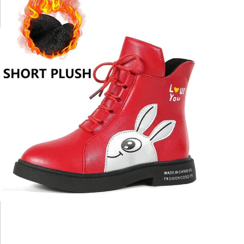 Winter Boots for Girls - Mid-Calf Plush Footwear Frugal Finds Galore