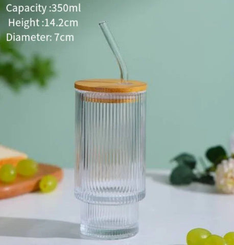 Glass Tumbler with Bamboo Lid Frugal Finds Galore