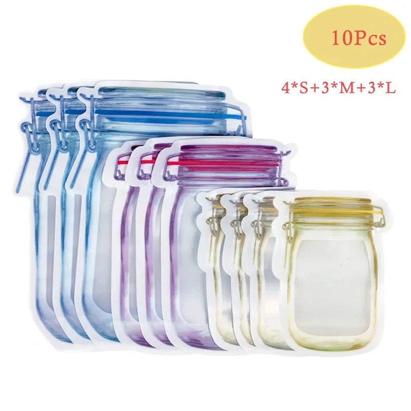 Reusable Mason Jar Bottle Bags