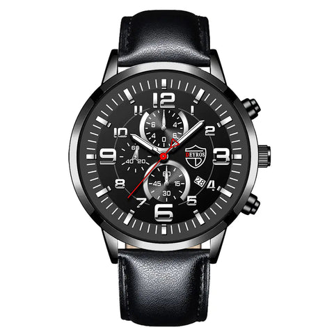 Luminous Calendar Quartz Watch for Men Frugal Finds Galore