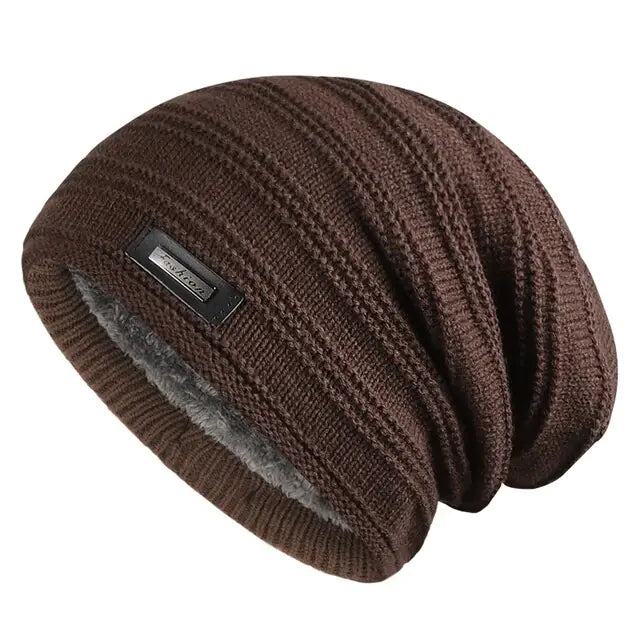 Fleece Lined Knitted Cap