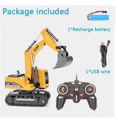 RC Excavator Toy Car