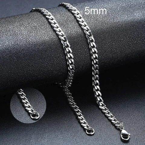 Unisex Cuban Chain Necklace Frugal Finds Galore