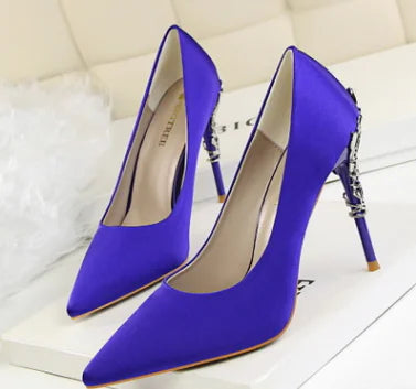 Luxury Silk High Heels Frugal Finds Galore