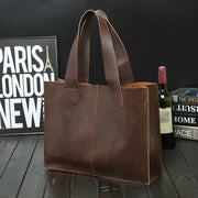 Men's Retro Portable Business Casual Briefcase Frugal Finds Galore