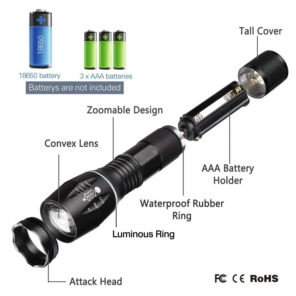 LED Tactical Flashlight