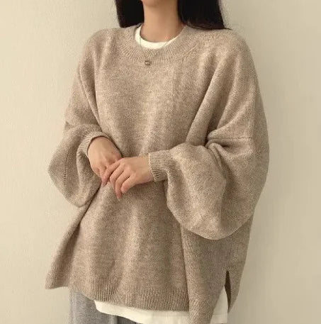 Crew Neck Pullover Sweater For Women Frugal Finds Galore