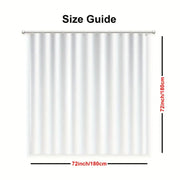 Navy Blue Oil Painting Shower Curtain for Your Bathroom Frugal Finds Galore