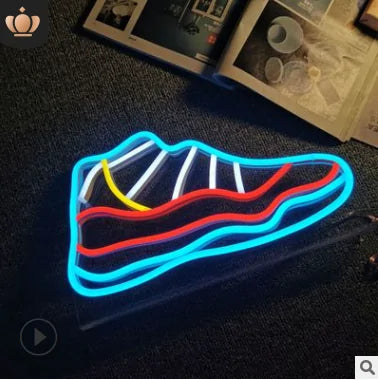 Neon LED Light Shoe Sign