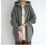 Women's Fuzzy Full-Zip Sport Pullover Hoodie Frugal Finds Galore