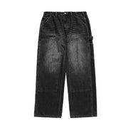 Men's Fashion Retro Loose Straight Leg Jeans Frugal Finds Galore