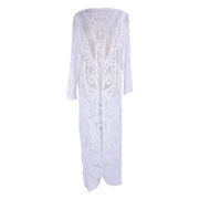 Cross-Border Crochet Long Sun Protection Cardigan Frugal Finds Galore