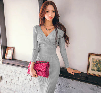 Knitted Sweater Dress, Women's Knit Dress Frugal Finds Galore