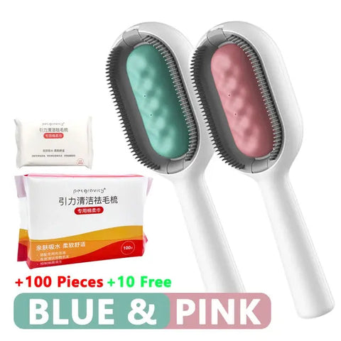 3-in-1 Long Hair Remover Brush For Cats and Dogs Frugal Finds Galore