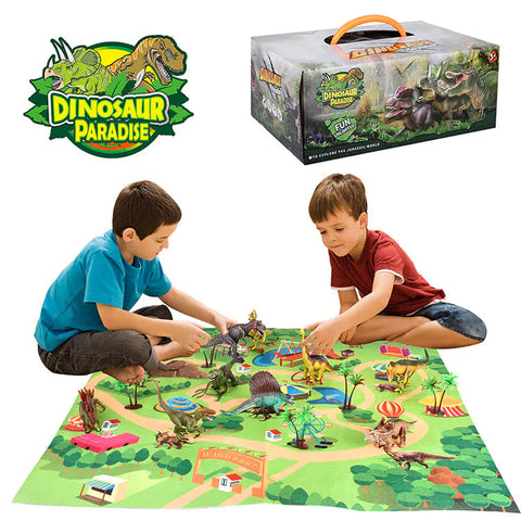 Dinosaur World Game Carpet Scene and Rug Frugal Finds Galore