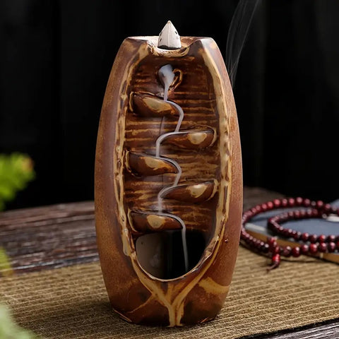Ceramic Backflow Incense Holder for Home Decor Frugal Finds Galore