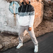 Three Color Printed Hooded Casual Sweater Frugal Finds Galore