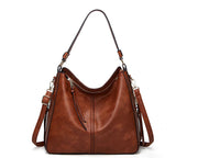 Leather Soft Bag, Leather Handbag, Soft Tote, Shoulder Bag Frugal Finds Galore