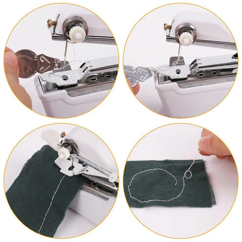 Portable Mini Handheld Sewing Machine Frugal Finds Galore