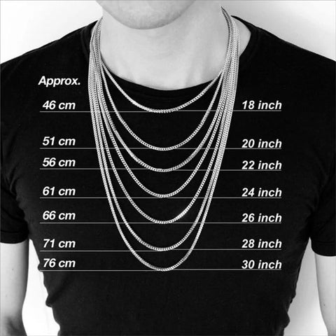 Unisex Cuban Chain Necklace Frugal Finds Galore