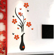 Vase Wall Stickers for Background Decor Frugal Finds Galore