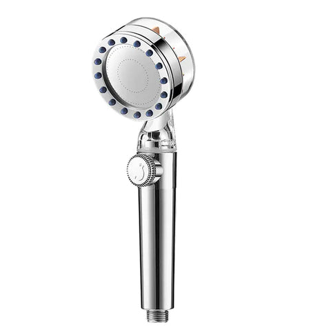 High Pressure Shower Head with Fan and Filter System Frugal Finds Galore