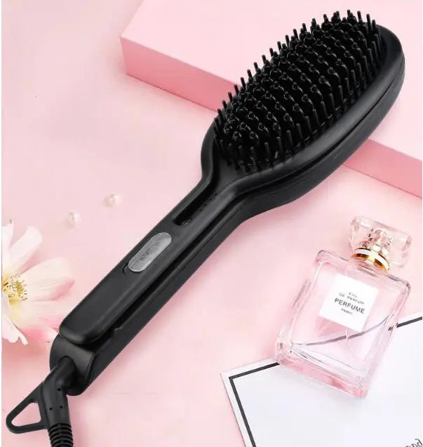 2 in 1 Hair Straightening Brush