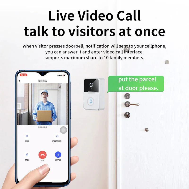 Smart WiFi Doorbell Intercom