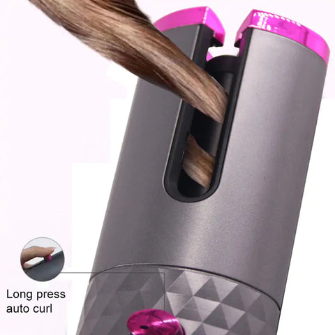 Cordless Auto Rotating Ceramic Hair Curler Frugal Finds Galore
