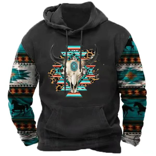 Men's Digital Print Streetwear Sports Hoodie