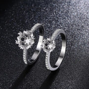Sterling Silver 1 Carat Moissanite Snow Ring Frugal Finds Galore