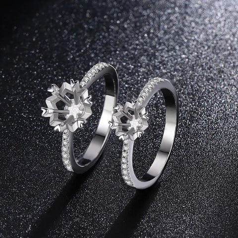 Sterling Silver 1 Carat Moissanite Snow Ring Frugal Finds Galore