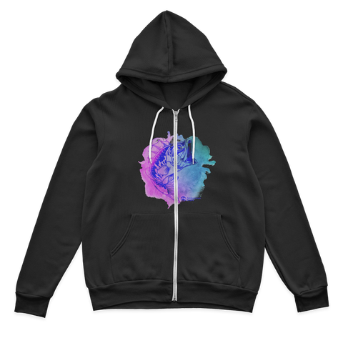 Watercolor Zip Hoodie Frugal Finds Galore