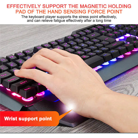 Ergonomic Mechanical Keyboard with RGB Backlight Frugal Finds Galore