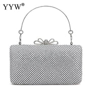 Silver Glitter Evening Clutch Purse for Women Frugal Finds Galore