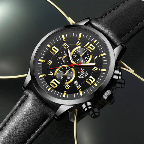 Luminous Calendar Quartz Watch for Men Frugal Finds Galore