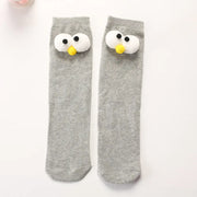Knee-length Doll Socks with Big Eyes Design Frugal Finds Galore
