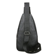 Men's PU Chest Bag - Versatile Large Capacity Sling Bag Frugal Finds Galore