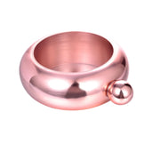 Creative Stainless Steel Bracelet Flask in Rose Gold Frugal Finds Galore
