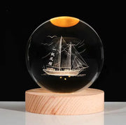 Crystal Ball Night Lamp Frugal Finds Galore