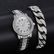 Diamond Crystals Watch and Bracelet Set Frugal Finds Galore