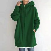 Women's Fuzzy Full-Zip Sport Pullover Hoodie Frugal Finds Galore
