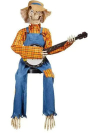 Halloween Banjo Skeleton Decoration Frugal Finds Galore