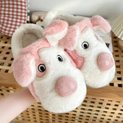 Cartoon Couple Cotton Anti-Slip Slippers Frugal Finds Galore