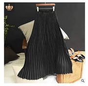 High Waist Solid Color Chiffon Half-Length Skirt Frugal Finds Galore