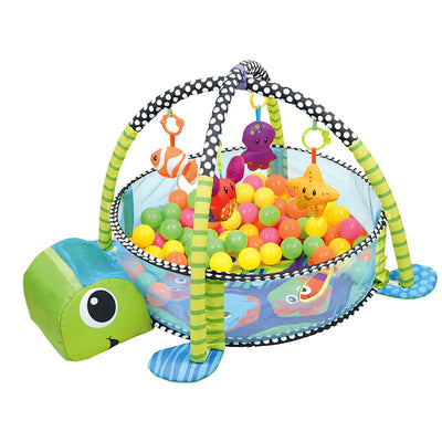 Baby Play Gym with Ocean Balls and Activity Fence Frugal Finds Galore